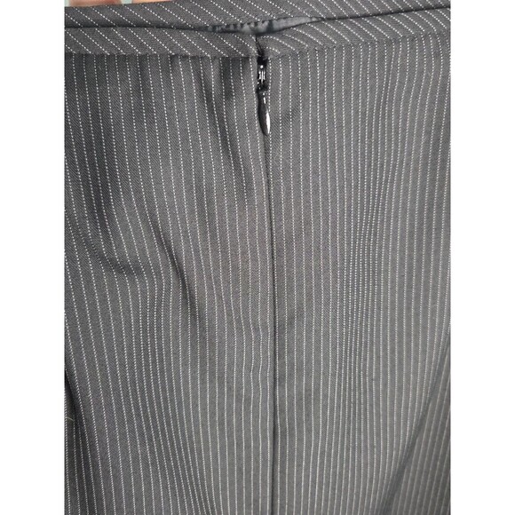Tahari Arthur Levine skirt suit 'Anna' Sz 18 Black White Strip3 Dbl Breast NWT - Picture 13 of 16